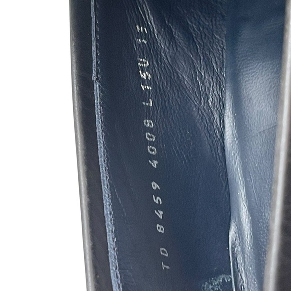 Salvatore Ferragamo Tramezza Black Leather Loafers Classic Slip-On Design SZ 13D main image 7